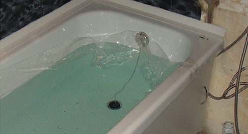 Установкой акрилового вкладыша | Поливаново