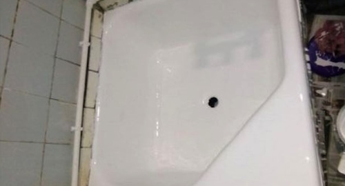 Обновление душевого поддона акрилом | Поливаново